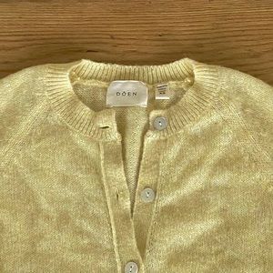 FOUND Petra cardigan in yellow
